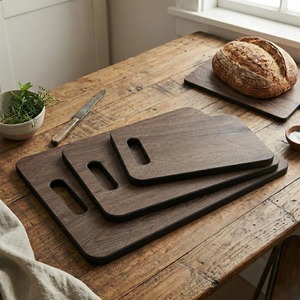 Tabla de cortar de madera para cocina, bloque de madera de bambú para cortar - Product Image 6