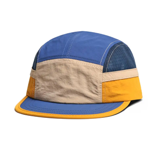 หมวกแก๊ป 5 แผงสำหรับผู้ชายและผู้หญิง วัสดุไนลอนตาข่ายแห้งเร็ว เหมาะสำหรับการตั้งแคมป์ กีฬากลางแจ้ง และสวมใส่ลำลองทุกวัน - Product Image 4