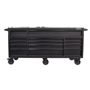 Armoire à outils en acier enduit de poudre haute résistance à 14 tiroirs pour garage, atelier, stockage industriel - Product Image 1