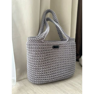 Bolso de hombro de playa para mujer, espacioso, de moda, tejido, colorido, de ganchillo, estilo Gracie, de la marca White Stuff Natural, al por mayor - Product Image 3