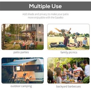 Patio Canopy & Gazebo Enhance Outdoor Entertaining with This Stylish Structure - Product Image 6