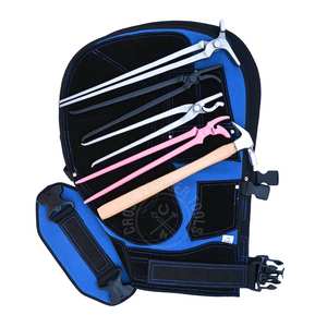 Ensemble d'outils de fermeur en gros avec tablier de sécurité en cuir, écarteur de sabots, crocheteur à croco, crocheteur courbé et marteau de fermeur - Product Image 6