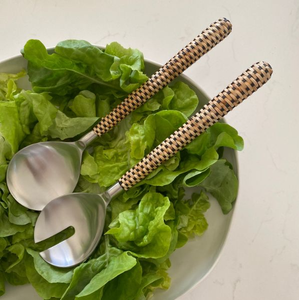 Ensemble de couverts en rotin et acier inoxydable pour restaurant, cuillères et fourchettes, prix de gros - Product Image 6