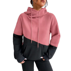 Sudadera con Capucha Oversize de Invierno Behram International, Tejida, de Primera Calidad, con Hombros Caídos, Color Camel, Cómoda, Suave, de Manga Larga - Product Image 1