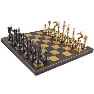 Luxury Magnetic Metal Chess Set Folding Wooden Chessboard High Quality Gold Silver Pieces International Board <b>Game</b> Chess <b>Game</b> - Product Image 2