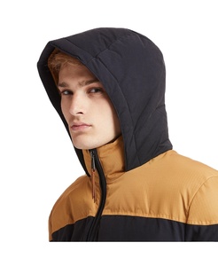 Custom Logo Printed Stand Collar Front Oversized Baggy <b>Waterproof</b> Windproof Puffer <b>Long</b> Sleeve Zip Polyester Winter <b>Jacket</b> - Product Image 2