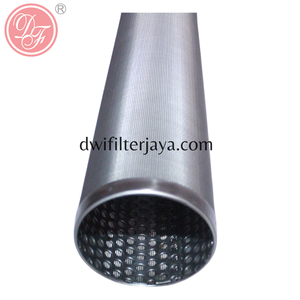Tube filtrant en maille d'acier inoxydable de haute qualité, tuyau en maille métallique perforée avec élément filtrant à disque et squelette central - Product Image 4