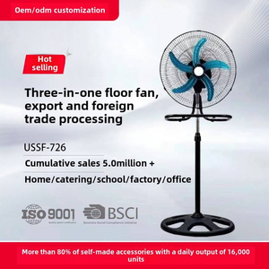 18-Inch Household Electric USB Powered <b>Fan</b> Three-in-One Design <b>Large</b> Metal Blade Silent Operation Removable - Product Image 4