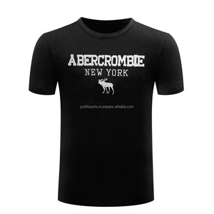 Camiseta de Hombre de Alta Calidad en Algodón/Poliéster, Cuello Redondo, Estampado Personalizado, Transpirable, Manga Corta, Tejido Ligero, al por Mayor - Product Image 1