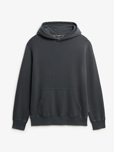 Sweat-shirt à capuche gris foncé pour homme, coupe classique, en coton French Terry, décontracté, manches longues, poche avant, doublure hiver, respirant, 430g - Product Image 6