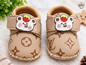 Zapatos para caminar de dibujos animados para niños pequeños, zapatillas ligeras para primeros pasos, zapatillas informales sin cordones para bebés - Product Image 1