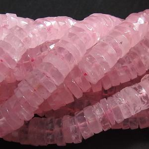 Cuentas Sueltas Facetadas de Citrino Rosa, 6MM/7MM, Orificio de 0.5mm, para Joyería Artesanal, Suministros al por Mayor, Forma de Botón de Moneda - Product Image 1