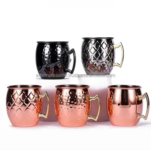 Tasse de gobelet de bière d'affaires tasse à boire de style agréable ébauches de sublimation en acier inoxydable USA 20 oz tasse droite en cuivre de luxe