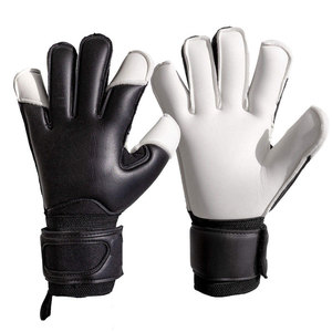 High Quality Leather Football Goalkeeper Gloves Enhanced Grip Adjustable Wrist <b>Strap</b> Breathable Design for Comfortable <b>Finger</b> - Product Image 1