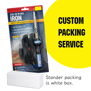 Nuevo Soldador de Precisión para Vidrio Tintado al por Mayor 100W con Punta de Cincel y Control de Temperatura para Lámina de Cobre y Artesanía con Cobre Plomado - Product Image 6