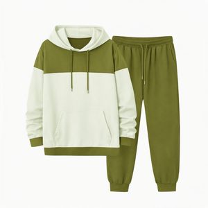 Ensemble de survêtement personnalisé pour homme – Collection automne : sweats à capuche et pantalons décontractés pour homme - Product Image 2