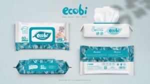 Toallitas Ecobi 100% no tejidas Spunlace para bebé, paquete de 80 Uds hipoalergénicas suaves, ideal para la limpieza diaria del hogar, piel ecológica - Product Image 4