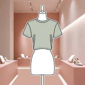 Ensemble de t-shirts formels pour hommes en deux pièces pour l'été, col roulé, manches courtes, tissu en spandex/coton, anti-boulochage, respectueux de l'environnement - Product Image 1