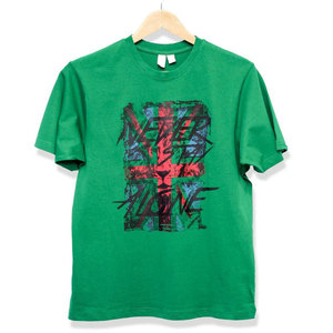 T-shirt en coton pour homme de couleur verte, manches courtes, col rond, vêtement décontracté, coupe ajustée, prix raisonnable, design respirant, impression de logo personnalisée - Product Image 4