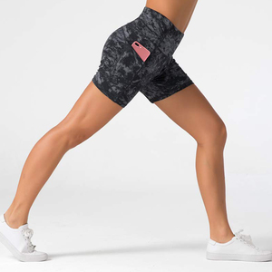 ชุดโยคะขาสั้นพร้อมผ้าสไปเด็กซ์ยืดหยุ่นสำหรับผู้หญิง - Product Image 3