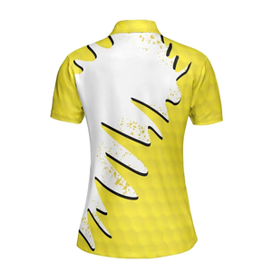 Chemise de golf décontractée pour homme, tendance, à manches courtes, personnalisable sur le devant, 100 % fibre de bambou, impression numérique, sur mesure - Product Image 3