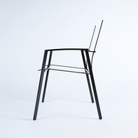 Pieds de chaise en fer à succès pour remplacement, design moderne de haute qualité pour chaises de salle à manger, idéal pour hôtels, cuisines, écoles et entrepôts