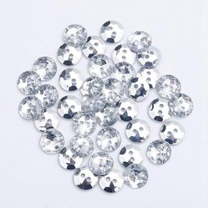 Factory High Quality Eco-Friendly 2 Hole Black Horn <b>Buttons</b> Acrylic Sequin Decorative <b>Buttons</b> Custom Logo Plated <b>Buttons</b> Wholesa - Product Image 3