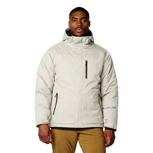 Chaqueta de Motocicleta con Capucha para Hombre, Color Verde Oliva, Impermeable, Transpirable, de Secado Rápido, de Poliéster, Abrigo Informal de Invierno con Cierre Frontal y Logotipo - Product Image 3