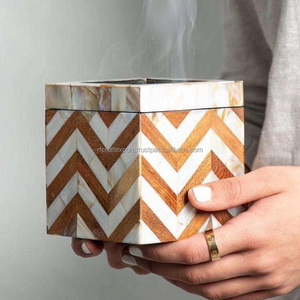 Quemador de incienso Bakhoor Dukhoon árabe nuevo de lujo Mubkhar madera resina Bakhoor quemador Bakhoor madera para regalo de boda - Product Image 2