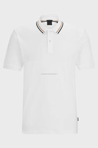 Camiseta Polo de Alta Calidad para Hombre, Algodón, Logotipo Personalizado, Lisa, en Color Blanco - Product Image 4