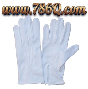 ถุงมือผ้าฝ้ายสีขาวพิธีการถุงมือยุทธวิธี - Product Image 1