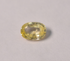 Zafiro amarillo natural ovalado de 1.45 quilates, 7.7X5.3X3.7 mm, zafiro amarillo suelto para la fabricación de joyas - Product Image 6