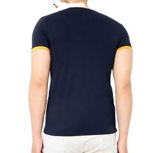 เสื้อยืดผู้ชายแขนสั้นทรงโอเวอร์ไซส์ ผ้าถัก 100% คอตตอน สีสันตามสั่ง แห้งเร็ว ระบายอากาศดี สไตล์ลำลอง - Product Image 3