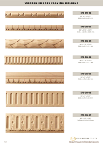 Molduras Decorativas de Madera Sólida para Interiores de Hotel, Líneas Decorativas para Paredes, Molduras Europeas con Acabado Natural o Pintado - Product Image 6