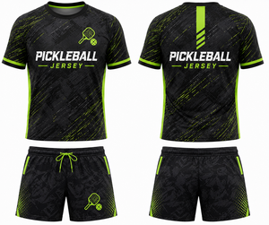 Ropa Deportiva Personalizada Antiarrugas de Punto para Pickleball, Tenis, Golf, Bádminton, Venta al Por Mayor, Malla de Spandex/Poliéster - Product Image 1