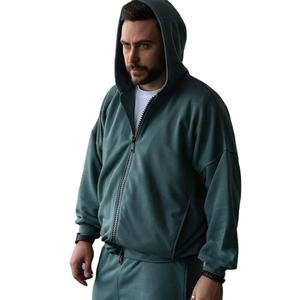 Survêtements en molleton ample et surdimensionné de haute qualité pour hommes, design vierge premium pour le style et le confort - Product Image 3