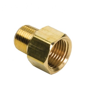 Tuerca de ajuste de latón de 1/2 \ "de alta calidad, roscas M3 personalizables, sujetadores hexagonales pulidos de primera calidad para manguera de ducha de alta presión dividida - Product Image 1