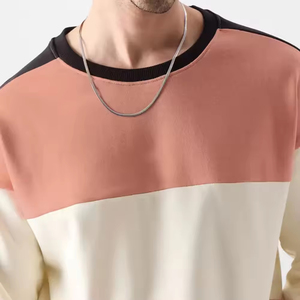 Sudadera Moderna Personalizada de Color Marrón Sólido, Sudadera de Alta Calidad con Cuello Redondo y Mangas Largas para Hombre - Product Image 4