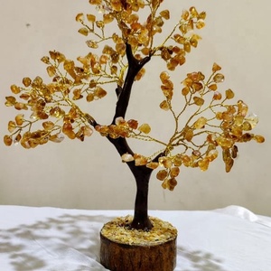 Wholesale Handmade Natural Citrine Beads <b>Tree</b> 300 Beads <b>Crystal</b> Gemstone Feng Shui Decorative Home Styling Interior Decoration - Product Image 1