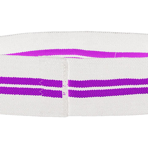 Bande de résistance pour les hanches en tissu hautement élastique, couleur violette, pour l'exercice et la remise en forme - Product Image 5