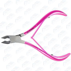 New Stainless Steel Silver Professional Reusable and Washable Beauty Instruments Wholesale Customizable <b>Nail</b> Cuticle Nippers - Product Image 5