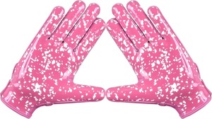 Gants de football américain respirants faits à la main, grande taille, avec paume rembourrée antidérapante, ajustables, pour le sport et les activités manuelles - Product Image 2