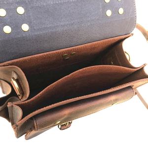 Brown Genuine Leather Vintage Softback <b>Waterproof</b> <b>Backpack</b> Unisex Detachable Strap Zipper Closure Travel 20-35L - Product Image 5