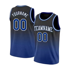 Ensembles de maillots de basket-ball personnalisés unisexes imprimés par transfert thermique, coupe ajustée, col en V, logo d'équipe, impression du nom du joueur, qualité supérieure - Product Image 1