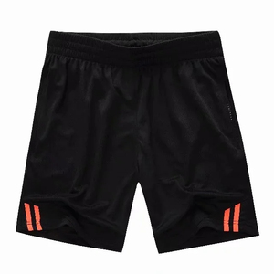 Pantalones Cortos de Fútbol Personalizados al por Mayor Directamente de Fábrica, Pantalones de Jersey de Fútbol con Franjas e Impresión - Product Image 4
