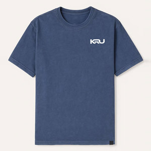 T-shirt en tricot délavé style streetwear moderne pour homme – Doux, tendance, confortable, respirant, séchage rapide, idéal au quotidien - Product Image 1