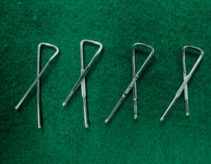 AA0195 Stainless Cross <b>pin</b> for T'shirt | Stainless Steel Crochet Cross <b>Pins</b> Simple Style Durable for <b>Sewing</b> Craft Projects - Product Image 1