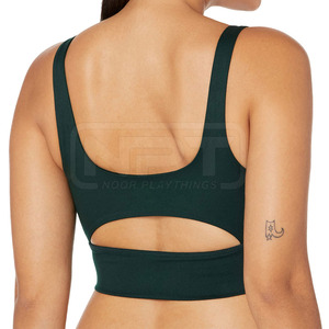 Soutien-gorge de sport ultra-extensible avec bande élastique douce et tissu anti-humidité pour un style de vie actif - Product Image 2