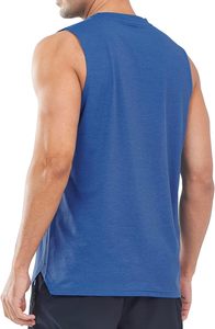 Débardeur côtelé en coton extensible pour homme – Confortable, décontracté, sportif, respirant et à séchage rapide – Vente en gros - Product Image 2