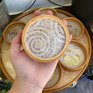 Bandeja Redonda Decorativa de Ratán Atemporal, Ideal para Restaurantes, Cafeterías o Servicio a la Habitación de Hotel, de la India - Product Image 6